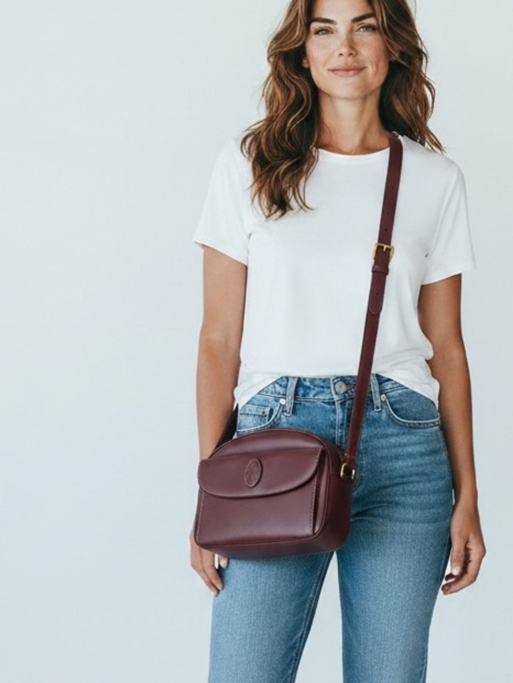Authentic Must De Cartier crossbody bag